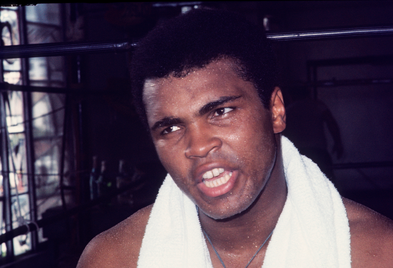 Muhammad Ali. Cassius Clay. 1970. Marka/UIG via Getty Images